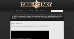 Desktop Screenshot of fateofthegalaxy.net