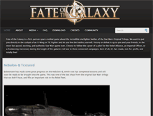 Tablet Screenshot of fateofthegalaxy.net